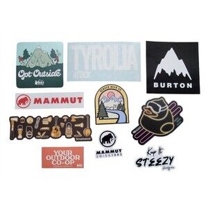 10x Ski Rock Climb Hike Outdoor Stickers Mixed Lot Outdoor Research REI Mammut